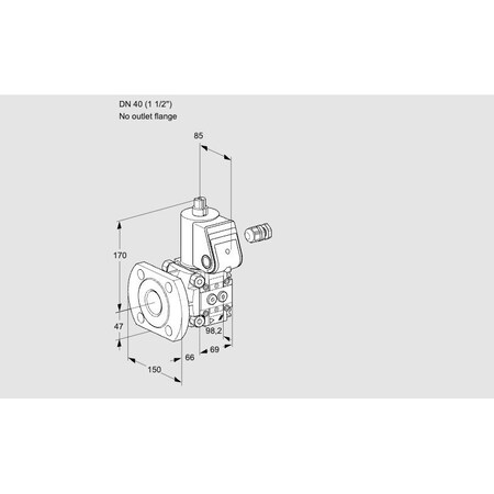 Honeywell Kromschroder VAS240/-F/NK KS88011452