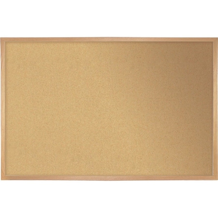 Ghent Cork Bulletin Board 60x36", Wood Frame WK35