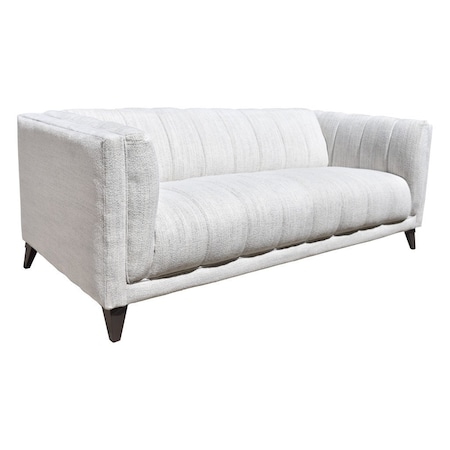 Homeroots 79" White Polyester Sofa 557025