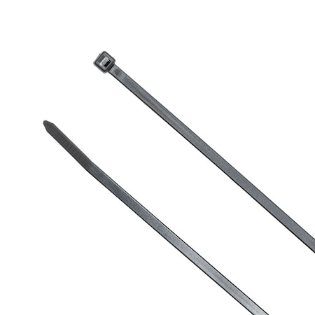 South Main Hardware Cable Tie, 8 in L, 2 in Max Bundle Dia., Black, 50 lbs Strength, 100 PK 224108