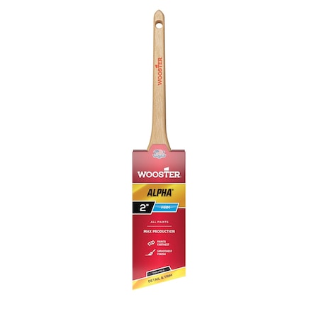 Wooster 2 in. Alpha Thin Angle Sash Paint Brush 0042300020-2