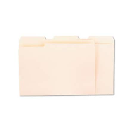 Universal File Folders, Straight Cut, One-Ply Top Tab, Legal, Manila, 100/Box 15110
