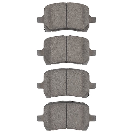 Dynamic Friction Co DFC 5000 Advanced Brake Pads - Low Metallic 1551-1028-00