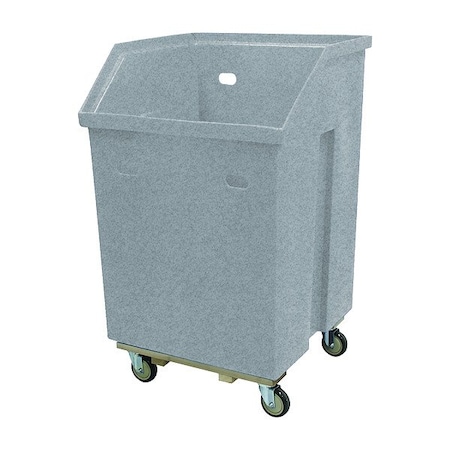 Royal Basket Trucks Linen Cart, 29" L, Granite Gray G11-GRG-LCA-4UNN