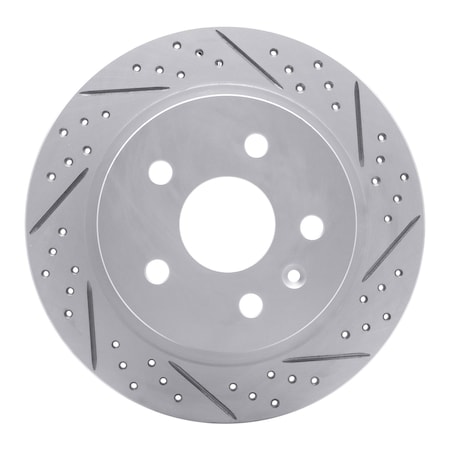 Dynamic Friction Co DFC Geoperformance Rotor - Drilled and Slotted 830-45015R
