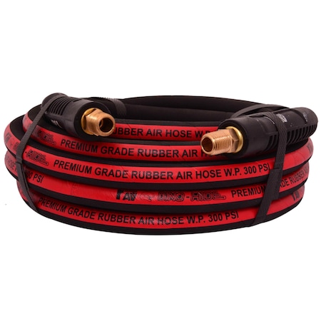 Dino-Hide Dino-Hide Rubber Air Hose Assembly 3/8" x 10' WLEPRO3810