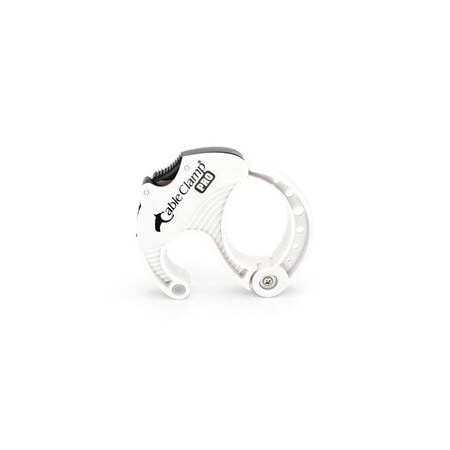 Cable Wholesale Cable Clamp, Polycarbonate/ABS, 2 in Bundle Dia., Black, White 30CA-69111