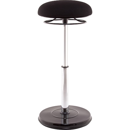 Kore Design Office PLUS Sit-Stand Adjustable Chair, 21.5-32in., Black KOR1500
