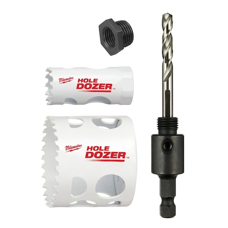 Milwaukee Tool HOLE DOZER Door Lock Hole Saw Kit 49-22-4063