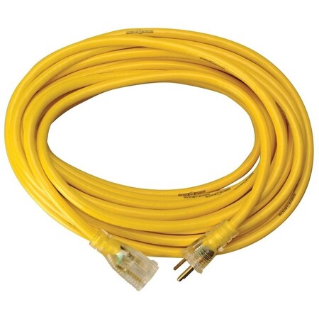 Southwire Extension Cord, 10 AWG, Outdoor, Yellow, 50 ft 2805