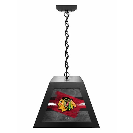 Holland Bar Stool Chicago Blackhawks Pendant Box Light BxLM1