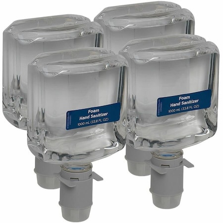 Georgia-Pacific Hand Sanitizer, 1000mL, Foam, Unscented, PK4 43335