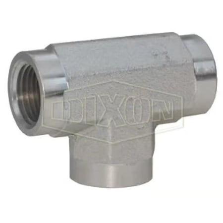 Dixon Pipe Tee, 1/2-14 Nominal, FNPT, Steel, Domestic 5605-8