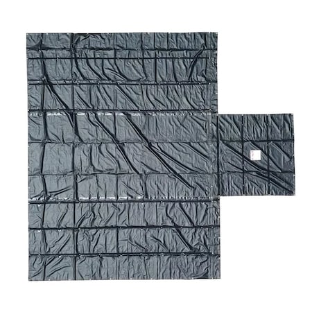 Mytee Products Heavy Duty 18oz Steel Tarp 16ft x 27ft with Flap - Stainless Steel D-Rings LT4FT-SS