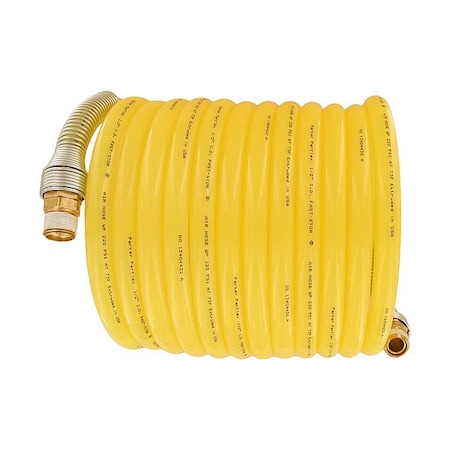 Parker Tubing, Yellow, Shore D 62, 1/2" I.D., Nylon NFS-08-025