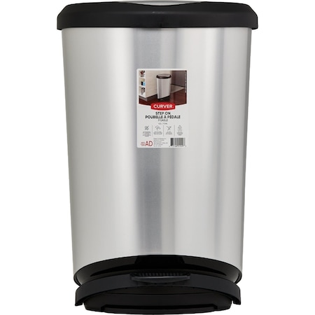 Curver Tondo 11 Gal. Step Trash Bin 242960