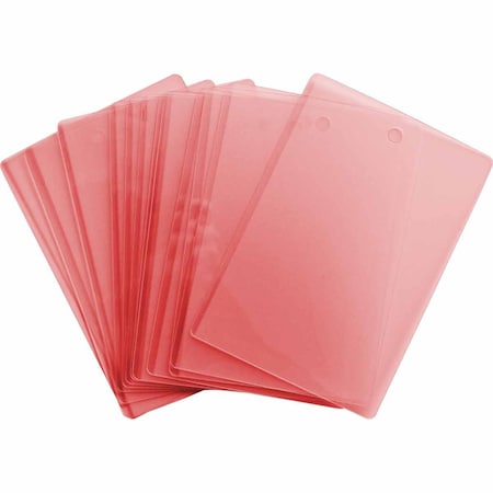 Brady Laminator Pouches, Red, 3.5  in. H x 5 in. W, 50PK 23326