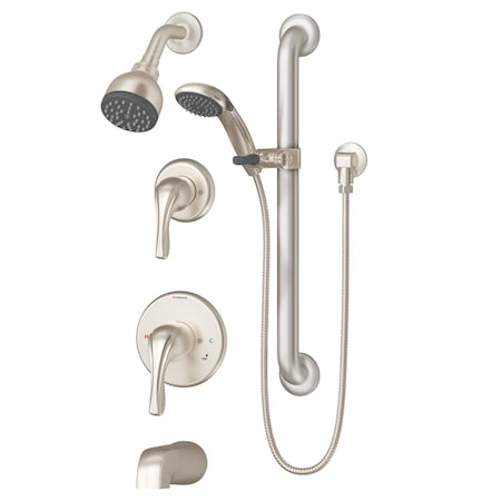 Symmons Origins Tub/Shower System 9606-PLR-STN