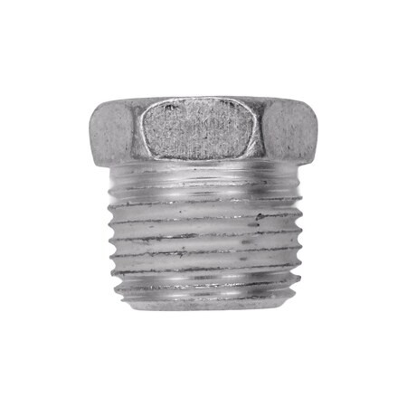 Auveco 1/2in Hex Head Pipe Plug, 10PK 24207