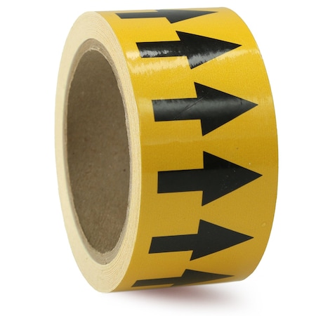 Accuform DIRECTIONAL FLOW ARROW TAPES 2 in x RAW453BKYL