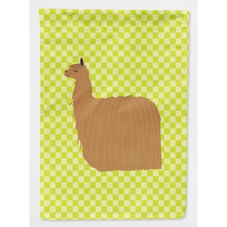 Carolines Treasures Alpaca Suri Green Flag Garden Size BB7746GF