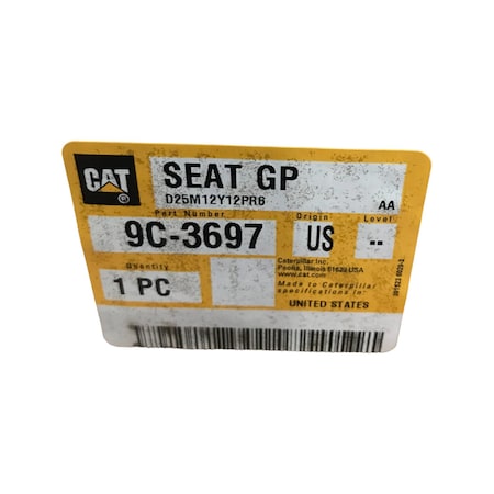 Caterpillar SEAT GP, CATERPILLAR OEM 9C3697 9C3697