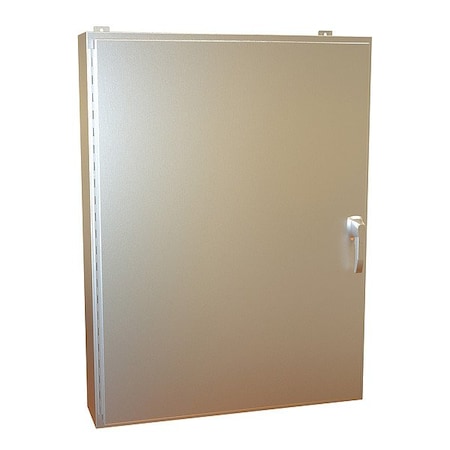 Hammond Handle Electrical Enclosure, 48 in H, 8 in D, 36 in W, 12, 13, 3R, 4, 4X, Stainless Steel HW48368SSHK