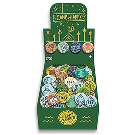 Olympian Athlete Camp Happy Buttons, 120PK OL3570248