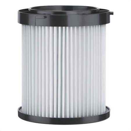 Black+Decker Replacement HEPA Filter, use with DC500 Heavy Duty Cordless or Corded Wet/Dry Vacuum, Polyester DC5001H