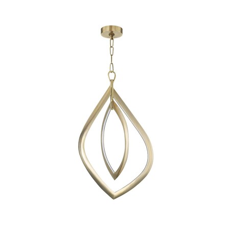 Corbett Lighting Arles 19.25 Integrated LED Chandelier in Vintage Brass 496-19-VB