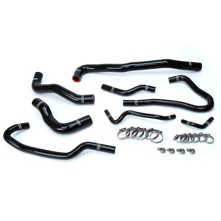 Hps Performance High Temp Reinforced Silicone Radiator and Heater Coolant Hose Kit, Black, 57-1546-BLK