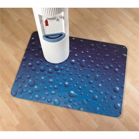 Floortex Colortex Floor Mat in "Drops" Design - 36" x 48" FC229220ECDR