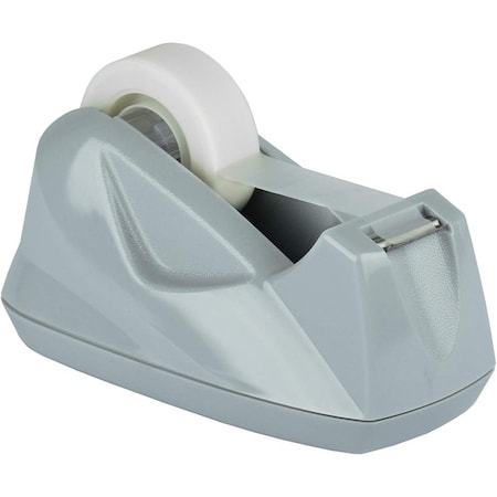 Acrimet Tape Dispenser, 1 in Tape Core Dia., Plastic, Stainless Steel, Silver 270.3