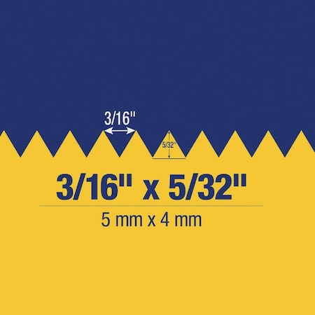 Qep 3/16'' x 5/32'' Stainless Steel V-Notched Trowel with Comfort Grip 49917