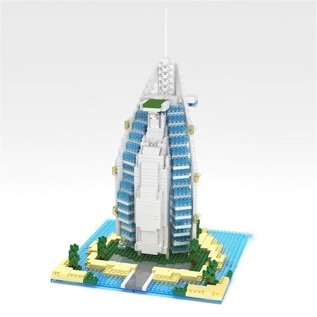 Wl Toys Burj Al Arab Hotel in Dubai Micro Blocks Set YZ052