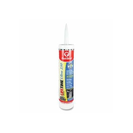 Red Devil Lifetime Ultra 230 Premium Sealant, 10.1 oz, Cartridge, Almond, 12PK 630-077020