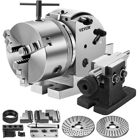 Vevor Indexing Dividing Head for Milling Machine 6" /160 mm for Milling Grinding BS-KP6