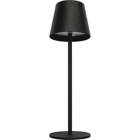 Westek Amerelle Denver Matte Black Rechargeable Indoor/Outdoor LED Lamp BL-13DENV-MB