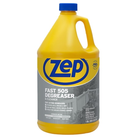 Zep Fast 505 Lemon Scent Cleaner and Degreaser 128 oz Liquid ZU505128