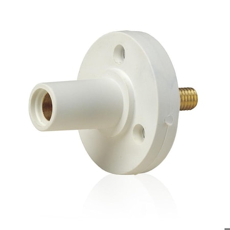 Leviton Female Panel Mount Receptacle 15R22-UW