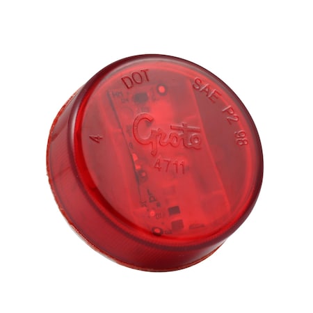 Grote Clearance/Marker Lamp, 2 In., LED, Red 47112