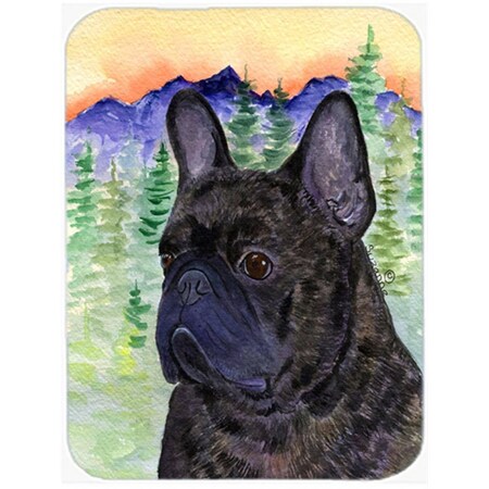 Carolines Treasures French Bulldog Glass Cutting Board - Large SS8257LCB