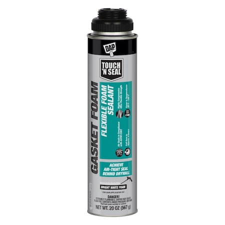 Dap TOUCH N SEAL GASKET FOAM 20 OZ (12 Pack), 12PK 7565029107