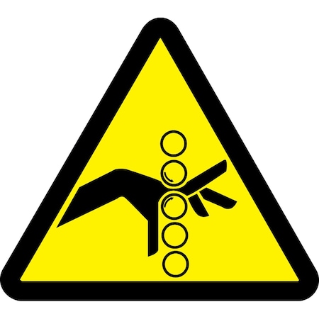 ISO SAFETY LABEL  WARNING