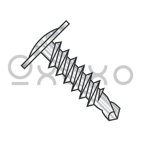 12-14X3/4 Phillips Modified Truss Head Full Thread Self Drill Screw 410 Stainless Steel, 750PK