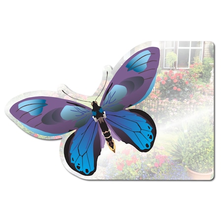 Se-Kure Luxe Blue Butterfly Mirror 23 x 15 ZBB2315