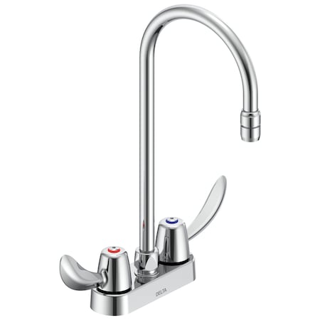 Delta Commercial 27C4 / 27C5 / 27C6 4 In Cast Deckmount In Chrome 27C4942-R6