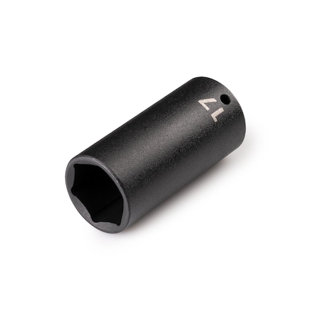 Tekton 1/4'' Drive x 17 mm Deep 6-Point Impact Socket SID03117