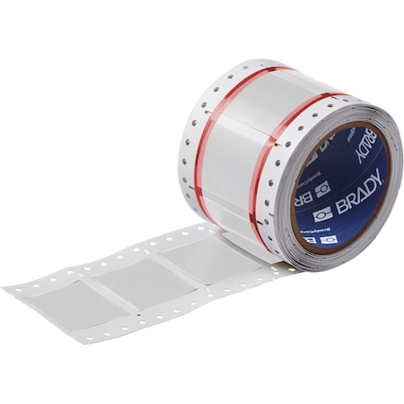 Brady PermaSleeve HX Heat Shrink Double Sided Wire Marking Sleeves, 1 in. Dia x 1.15 in. W, White 2HX-1000-2.3-WT-2