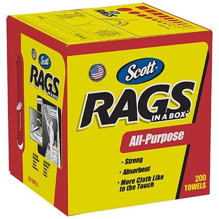 Scott Rags In A Box, 400PK KW1432PK